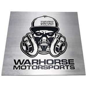 Placa de Identificación de Aluminio con Recubrimiento Negro Personalizada, Grabado a la Mitad, Impresión en Serigrafía, Impermeable, con Adhesivo - Product Image 2