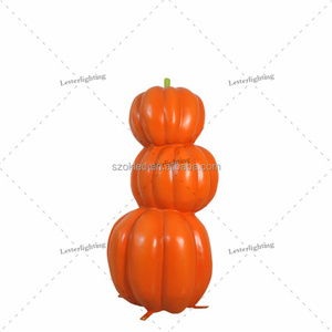 Calabaza <span class=keywords><strong>Torre</strong></span> 4 Monstruo malvado Linterna Árbol Ratones Reaper Calabazas en Caldero Pilar Bruja Murciélago Gato Pato Búho Tarántula Fibra de vidrio - Product Image 6