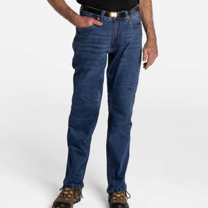 Jeans de Mezclilla para Hombre, Corte Recto Clásico, Lavados, Duraderos y Cómodos para Uso Diario, Ideales para Estilo Casual - Product Image 5
