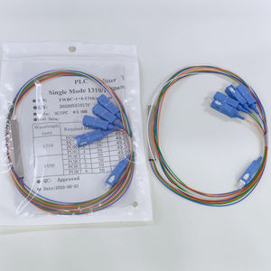 Divisor PLC de Fibra Óptica OEM/ODM 1x4 con Conector SC UPC/APC, Tipo de Tubo de Acero Monomodo, 1310/1550nm, FTTX/FTTH/CATV - Product Image 1