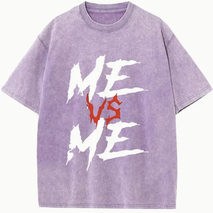 ชุดเสื้อยืดผู้ชายและผู้หญิงใส่ได้ทั้งชายและหญิงใส่ได้ทั้งชายและหญิงเสื้อคอกลมสไตล์วินเทจโอเวอร์ไซส์ผ้าไหม100% สกรีนลาย - Product Image 6