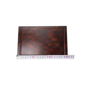 Wooden Rectangle Cutting Board For Kitchen Food Preparation Durable Single Tier Storage Holder - Product Image 4