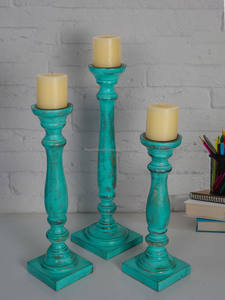 Candelero de madera ecológico de la mejor calidad hecho a mano para decoración del hogar - Product Image 4