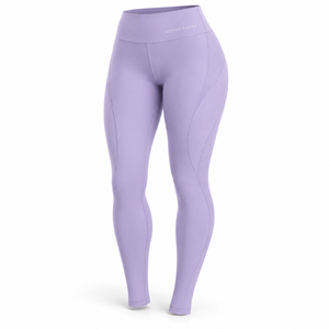 Pantalones de fitness al por mayor, leggings deportivos de yoga sin costuras, ajustados, levanta glúteos, de cintura media para mujer, de licra/nailon, color liso - Product Image 2