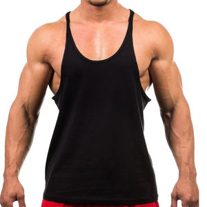 Débardeurs de fitness pour hommes, personnalisés, imprimés, tricotés, respirants, à séchage rapide, écologiques, nouvelle collection été en coton - Product Image 2