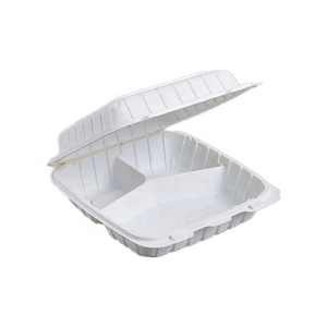 Factory White Disposable Lunch <b>Box</b> Microwavable Plastic PP Food to Go Takeaway Container with Lid MFPP Clamshell Food Container - Product Image 1
