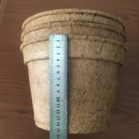 Vente en gros de pots de fleurs en coquille de coco élégants et durables à utiliser Pot en fibre de coco du Viet nam à bas prix
