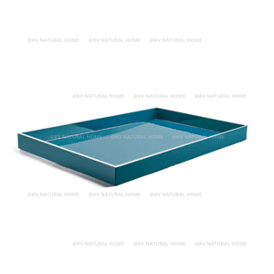 Plateaux en laque de qualité supérieure, adaptés aux aliments, faits à la main, écologiques, durables, décoratifs, pour cadeaux, OEM/ODM, vente en gros, parfaits pour servir - Product Image 2