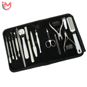 Kit de manucure professionnel de haute qualité en acier inoxydable léger, pratique, sûr et durable, idéal pour les voyages, OEM - Product Image 1