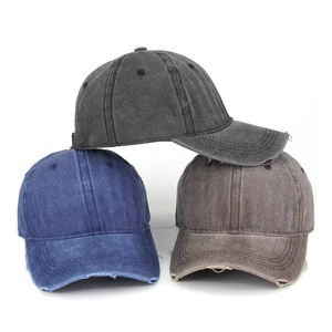Gorras de béisbol trucker unisex de 7 paneles con efecto desgastado, personalizables, estilo vintage, ajustables, 100% poliéster, deportivas, para las cuatro estaciones, venta al por mayor común - Product Image 3
