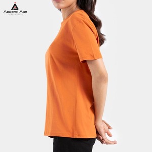 Camisetas de Algodón y Elastano para Mujer, Diseño Personalizado, Estilo Casual con Logotipo Impreso, Camisetas de Punto Lisas al por Mayor para Verano - Product Image 2