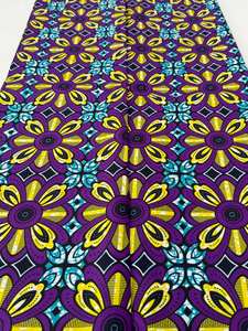 Tissu en coton Ankara de haute qualité, imprimé wax africain du Togo et du Nigéria, pour femmes, textile Kitenge vibrant pour la confection de robes - Product Image 3