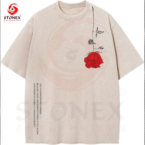 Camiseta de Algodón Extra Grande con Lavado Ácido Estilo Vintage Personalizada, Artículo Superventas y Material Premium 2026 - Product Image 4
