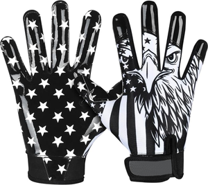 Guantes de Dedo Completo con Bandera de Estados Unidos, Impresión por Sublimación, Poliéster, Unisex, para Deportes al Aire Libre - Product Image 4