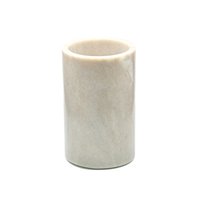 Refroidisseur à vin en marbre blanc de luxe, présentoir élégant pour bar, décoration pour la maison et l'hôtel, qualité supérieure, prix de gros