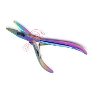 Pince à cheveux en acier inoxydable avec logo personnalisé, outils pour extensions capillaires, coiffage, coloration, lavage, support pour cheveux, durable, réutilisable, usage commercial - Product Image 5