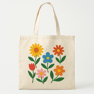 Custom Pattern Eco-Friendly High Quality Fashion Reusable Cotton <b>Canvas</b> <b>Large</b> Shoulder Handbag Foldable Tote <b>Bag</b> for Market - Product Image 2