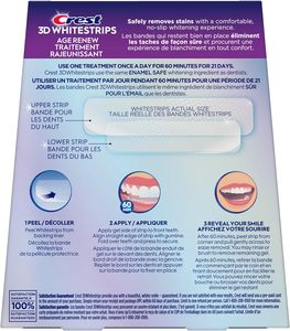 Kit de blanchiment des dents Crest strips Age Renew (anciennement Supreme Bright) Crest Whitestrips - Product Image 4