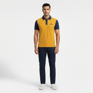 Polo Personalizado para Hombre con Bloques de Color, Ropa Deportiva, Manga Corta, Polo de Golf, Fabricante y Proveedor al por Mayor, Estilo OEM ODM - Product Image 3