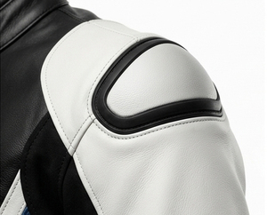Good Quality Motorbike Clothing Regular Fitted Zipper Closure <b>Racer</b> Apparel Moto GP Style Men's Leather <b>Jacket</b> Male - Product Image 2