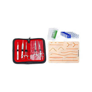 Kit de práctica de sutura quirúrgica personalizado para estudiantes de medicina Kit de entrenamiento completo con material de acero inoxidable - Product Image 1