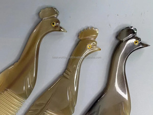 Nuevo Mejor Regalo de Navidad Peine de Cuerno Natural Hecho a Mano Personalizado para Peinar el Cabello Peine de Cuerno de Búfalo Mayorista de la India - Product Image 3