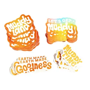 Hoja de Pegatinas Holográficas Personalizadas - XenonPrint, Vinilo Autoadhesivo Resistente al Agua y al Aceite, con Diseño de Dibujos Animados, Logotipo Personalizado, Duradero - Product Image 3