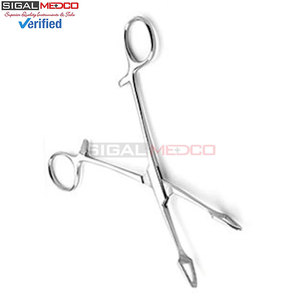 Pinces Pennington inversées en acier inoxydable, pince chirurgicale à poignée antidérapante, mâchoires triangulaires pour saisir les tissus et pincer les bijoux - Product Image 4
