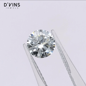 Bijoux D'vins : Diamant de laboratoire CVD taille brillant 1,5 carat, couleur D, HPHT, excellent rapport qualité-prix, cadeau de Noël - Product Image 1