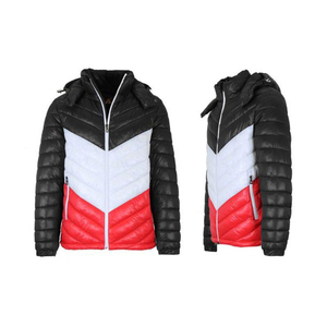 Wholesale Men's S-6XL Winter Puffer Jackets Light Warm <b>Duck</b> Feather Filled <b>Down</b> with Black Hood Custom Logo <b>Coats</b> - Product Image 2