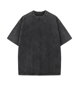 T-shirt délavé pour homme, décontracté, en coton, style vintage, doux, respirant, confortable, léger, pour le quotidien - Product Image 6