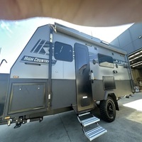 Caravane pliante moderne légère pour 4 personnes, conforme aux normes australiennes, avec suspension indépendante