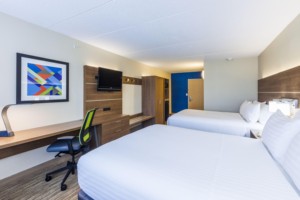Ensembles de meubles d'hôtel contemporains Holiday Inn Express, ensembles de meubles de chambre d'hôtel au design unique, meubles en bois pour hôtel - Product Image 2