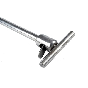 Poignée en T pour porcs, attrape-chien en acier inoxydable avec verrou, outil de contention vétérinaire pour bétail et usage agricole - Product Image 4