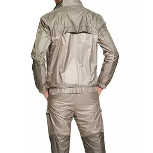 Conjunto de Chaqueta y Pantalón Deportivo de Nailon para Hombre, Personalizado 2026, Chaqueta Cortavientos con Cierre y Pantalones para Deportes - Product Image 3