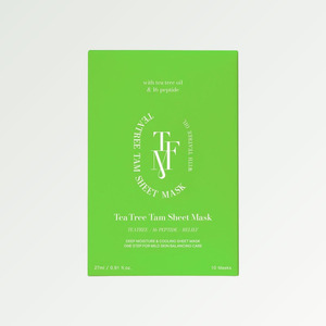 Mascarilla facial Tapomi Tea Tree Tam Sheet Mask, 1 caja con 10 mascarillas, mascarilla facial coreana de hidrogel. - Product Image 4