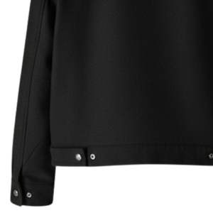 เสื้อแจ็คเก็ตทรงเข้ารูปลายเฮอร์ริงโบนสำหรับผู้ชาย สีชาร์โคล พร้อมซิปดีไซน์ทันสมัย ผ้าคุณภาพสูง และดีไซน์ทันสมัยเพื่อความสบาย - Product Image 3