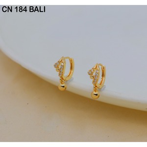 Trendy Fashion <b>Stud</b> Earrings Gold Plated Hoop Earring for Women Diamond <b>Stud</b> Earrings Fashion Jewellery Gold Plated Hoop Earring - Product Image 1