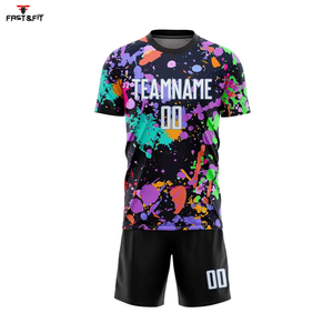 Camisetas de Fútbol Sublimadas Personalizadas 2026, Transpirables, Tallas Grandes, Antibacterianas, Protección UV, Mezcla de Algodón, Unisex - Product Image 2