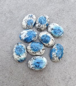 พลอยแจสเปอร์ K2 ธรรมชาติทรงรีคุณภาพสูง แบบหลวม ขนาดปรับเทียบแล้ว สำหรับทำเครื่องประดับ งานฝีมือ และของสะสม - Product Image 4