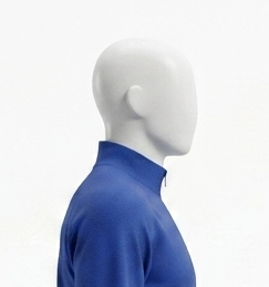 Ensemble de survêtement bleu zippé pour homme, coupe classique, couleur unie, décontracté, pour l'automne, avec sweat-shirt tricoté à col montant et pantalon - Product Image 6