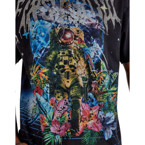 เสื้อยืดโอเวอร์ไซส์คุณภาพสูง เนื้อผ้าหนา ปักลายได้ตามสั่ง คอทรงโอ ผ้าฝ้าย 100% เสื้อยืดเปล่าสำหรับงานสกรีนและปักลาย - Product Image 4
