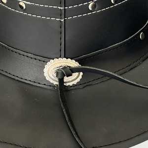 AMS SPORTS INTL Sombrero de Vaquero Unisex de Cuero con Banda de Cuerda, Talla Ajustable 56-58CM, Cuatro Estaciones, Casual para Exteriores, Adulto - Product Image 5