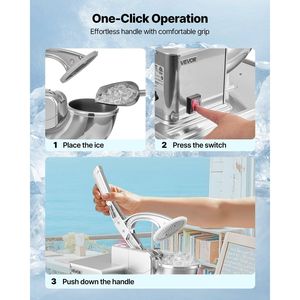 Attrezzatura commerciale da cucina 661 libbre/H elettrica fabbricatrice di ghiaccio con rasatura d'argento e macchina per il cono di neve - Product Image 6