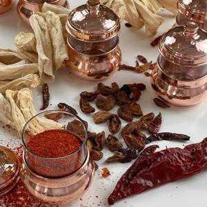 Récipient de stockage d'épices en cuivre avec couvercle, artisanal, hermétique, vintage, compatible lave-vaisselle, écologique, pour la conservation des aliments dans la cuisine - Product Image 5
