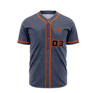 Uniforme de baseball personnalisé de qualité supérieure, quantité en gros, faible MOQ, pour vêtements de sport - Product Image 3