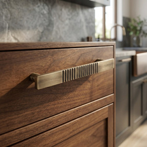 <b>Antique</b> Solid Brass Cabinet Pull Handle Durable Kitchen Hardware Classic Design High Quality Home Cabinet Drawer <b>Wardrobe</b> use - Product Image 5