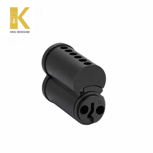Cerradura de Cilindro de Latón con Inspección Completa de Fábrica, Acabado Negro Mate, 6 Pines, Ranura para Llave Tipo B, SFIC, para Seguridad de Puertas Residenciales - Product Image 2