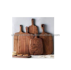 Tabla de cortar de cocina para hogar y jardín con tabla de queso de madera de color natural con cuchillo y tenedor, la mejor calidad de Venta caliente - Product Image 6