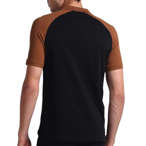 Polo de Algodón para Hombre, Diseño Color Block, Manga Corta, Tejido Transpirable, Corte Regular, Estilo Casual Elegante, Diseño Sólido, Cierre con Botones - Product Image 5